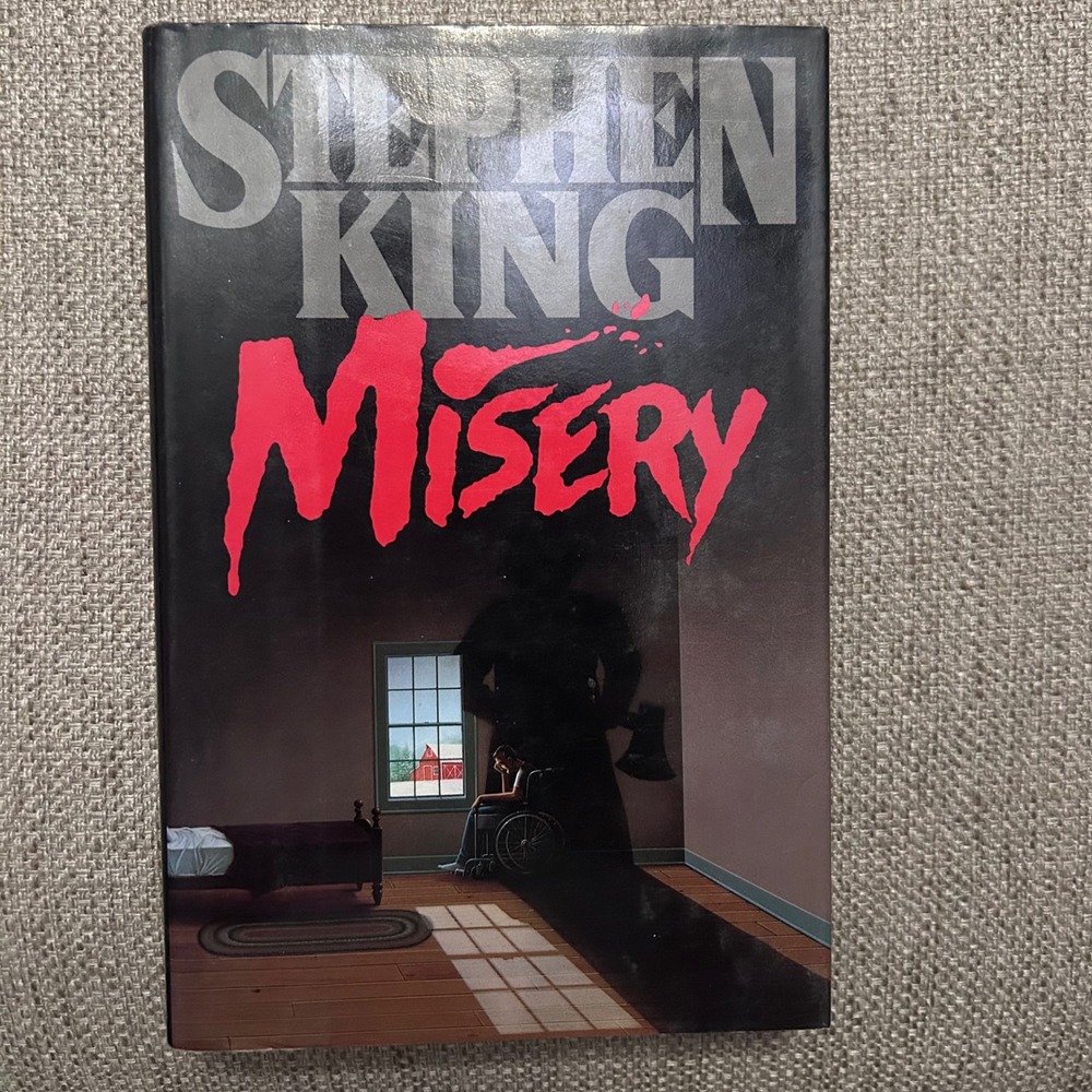 Stephen‎ King Misery 1987 First Edition First Printing Viking HC Dust Jacket